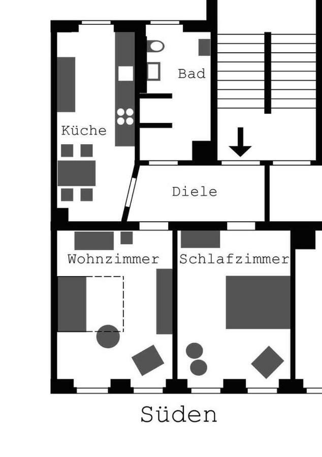 Schoener Wohnen Im Denkmal - Grosszuegig Geschnitten, Kostenfreies Wlan Апартаменты *